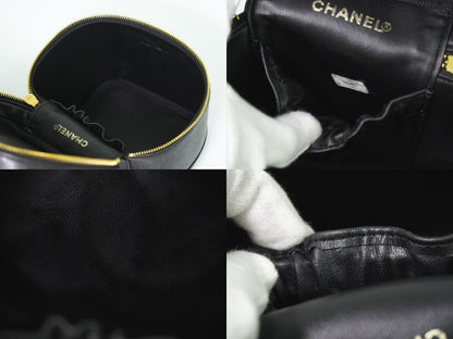 CHANEL ココマーク バニティバッグ ブラック