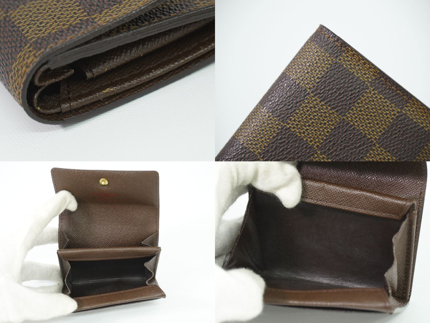 LOUIS VUITTON ポルトモネ プラ ダミエ エベヌ コインケース N61930