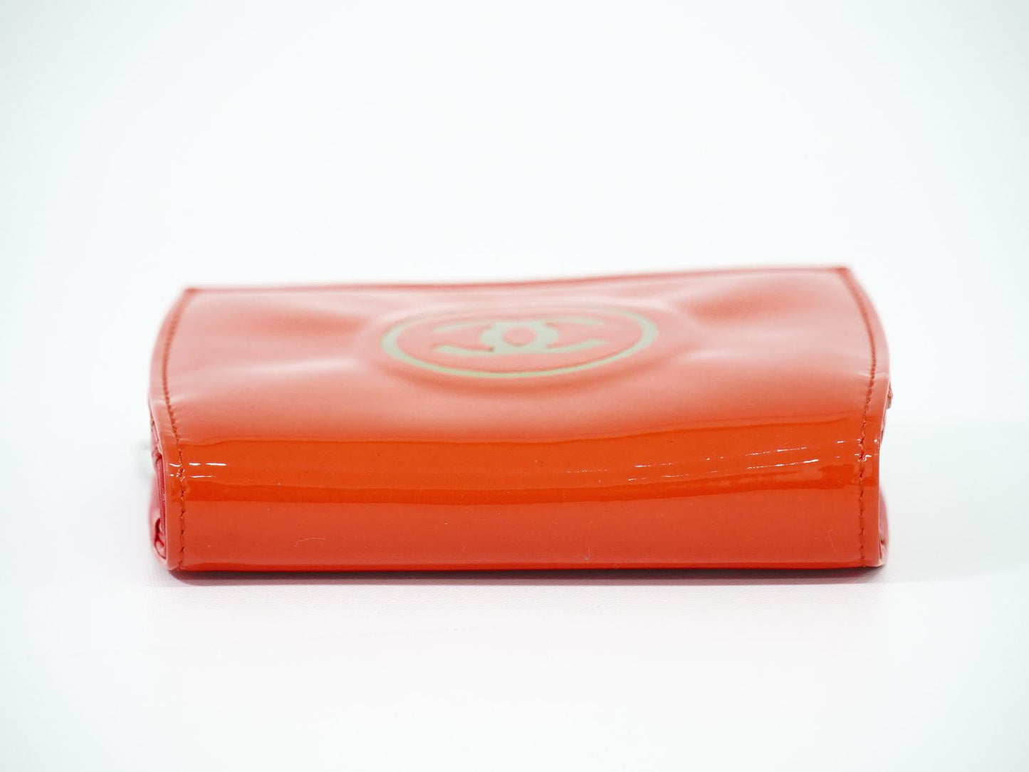 CHANEL ココマーク 折財布 オレンジ