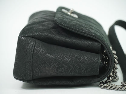 CHANEL マトラッセ ココマーク ショルダーバッグ ブラック