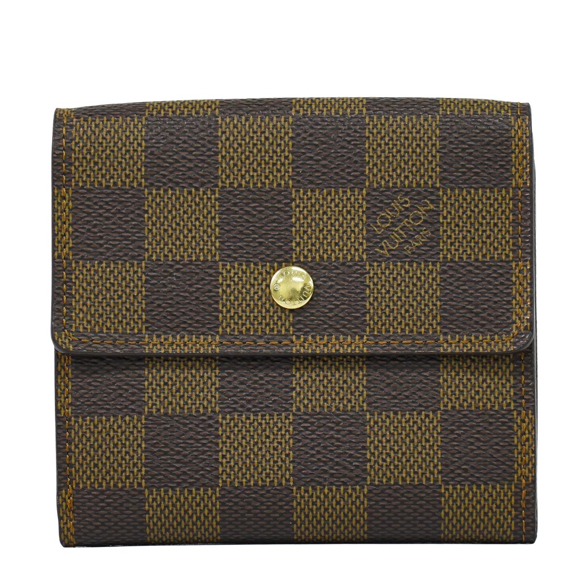 LOUIS VUITTON ポルトモネ ビエ カルト クレディ ダミエ エベヌ 折財布 N61652