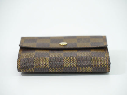 LOUIS VUITTON ポルトモネ ビエ カルト クレディ ダミエ エベヌ 折財布 N61652