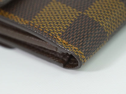 LOUIS VUITTON ポルトモネ ビエ カルト クレディ ダミエ エベヌ 折財布 N61652