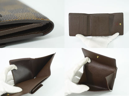 LOUIS VUITTON ポルトモネ ビエ カルト クレディ ダミエ エベヌ 折財布 N61652