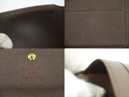 LOUIS VUITTON ポルトモネ ビエ カルト クレディ ダミエ エベヌ 折財布 N61652