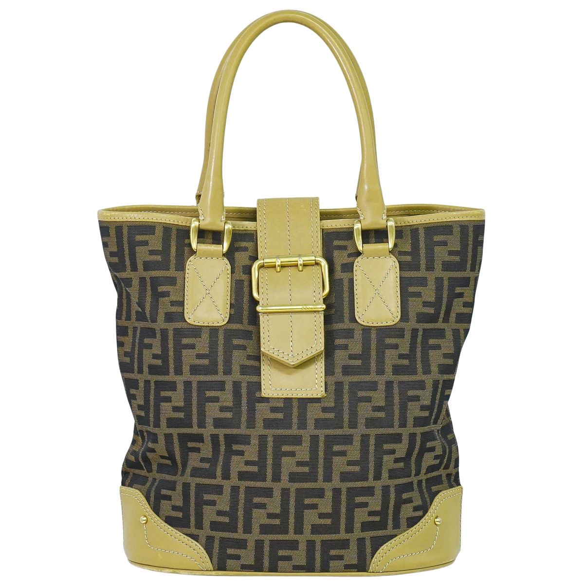 FENDI ズッカ トートバッグ ブラウン 8BH091