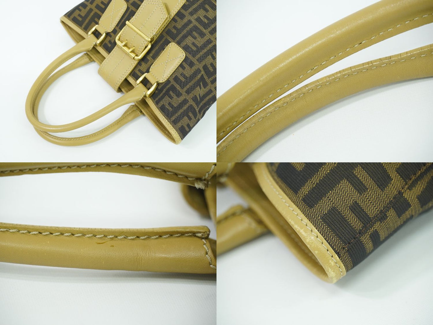 FENDI ズッカ トートバッグ ブラウン 8BH091