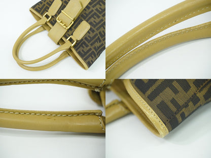 FENDI ズッカ トートバッグ ブラウン 8BH091