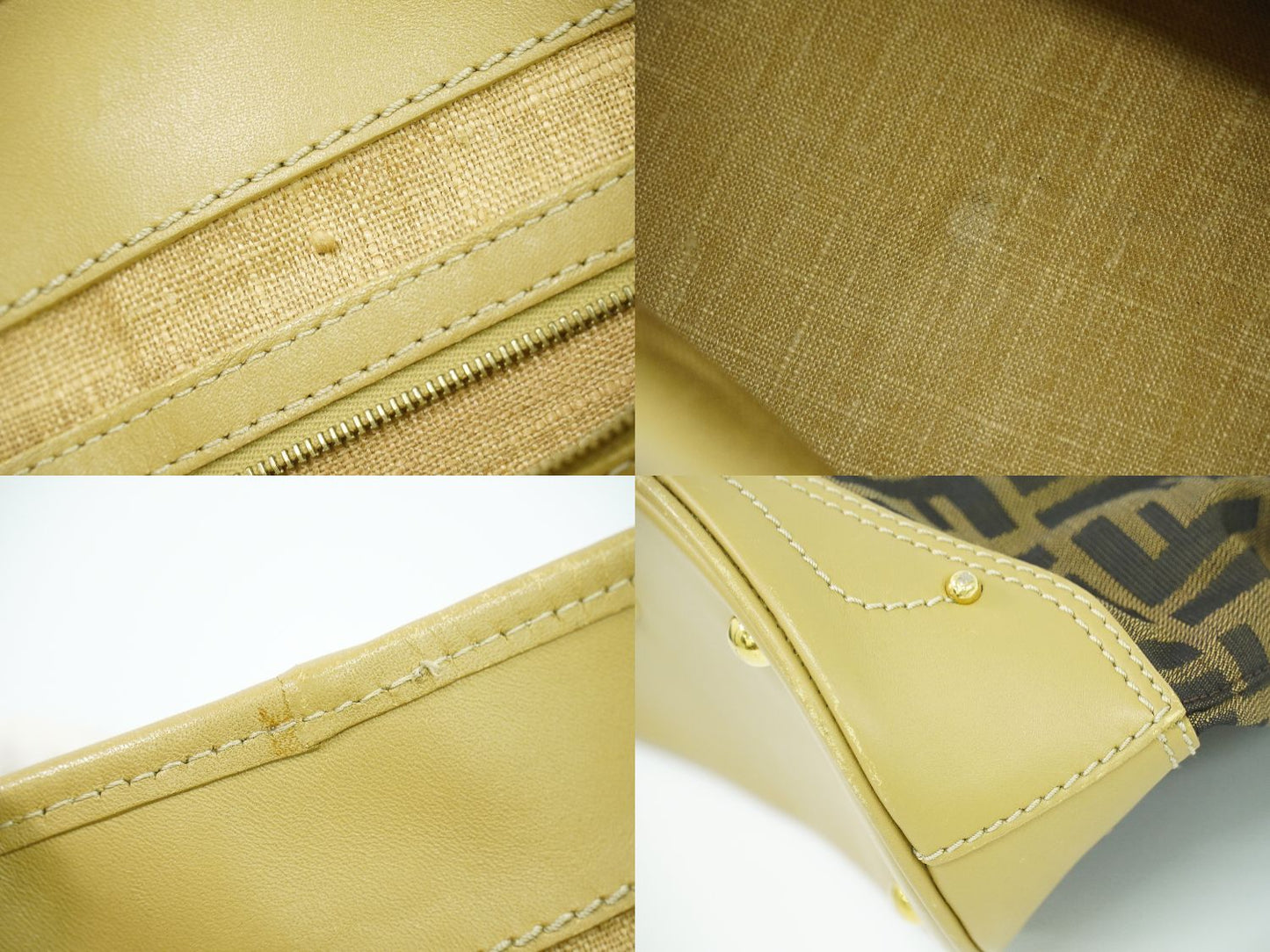 FENDI ズッカ トートバッグ ブラウン 8BH091