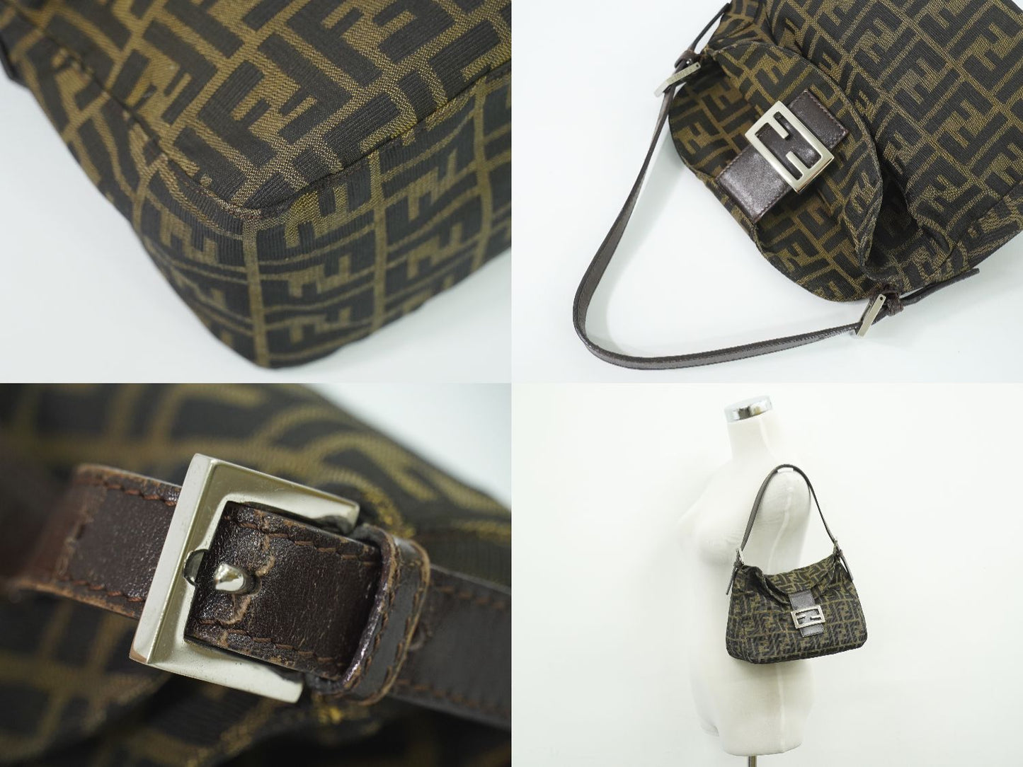 FENDI ズッカ ショルダーバッグ ブラウン 26426