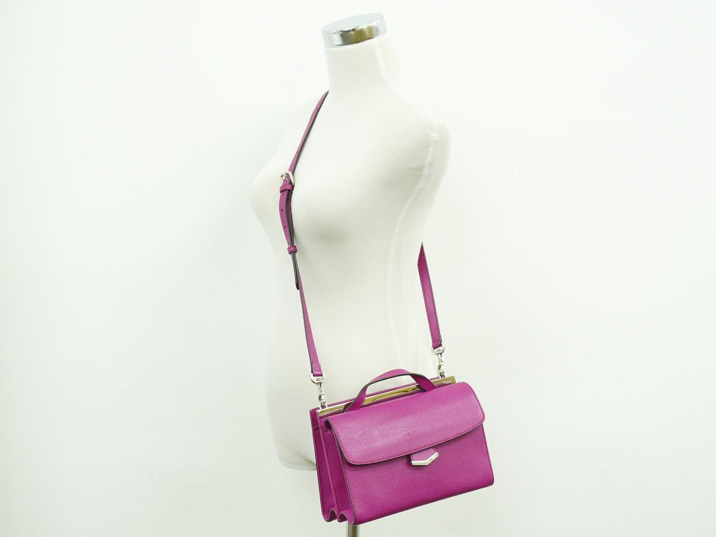 FENDI デミジュール 2WAY ショルダーバッグ ピンク 8BT245