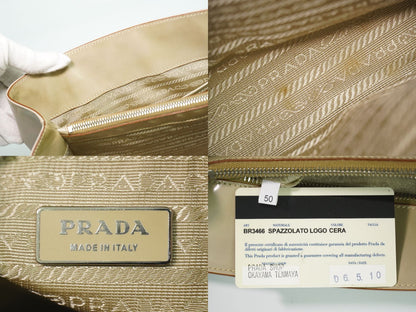 PRADA トートバッグ ピンクベージュ BR3466