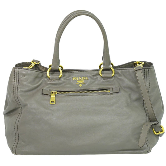 PRADA 2WAY ショルダーバッグ グレー