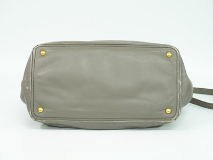 PRADA 2WAY ショルダーバッグ グレー