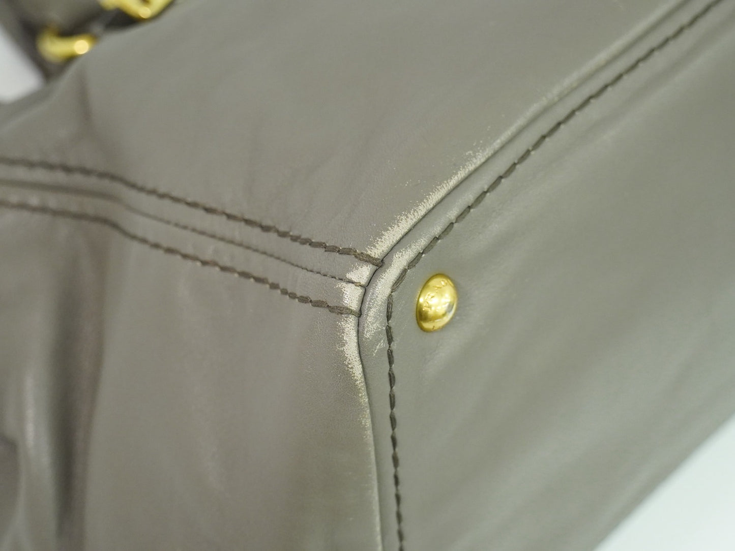 PRADA 2WAY ショルダーバッグ グレー