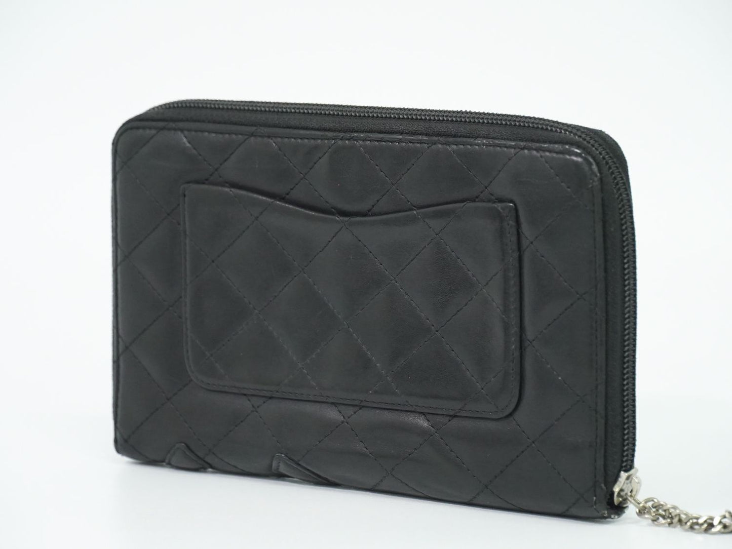 CHANEL ココマーク カンボンライン 長財布 ブラック