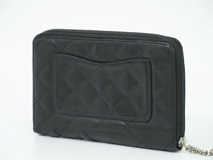 CHANEL ココマーク カンボンライン 長財布 ブラック