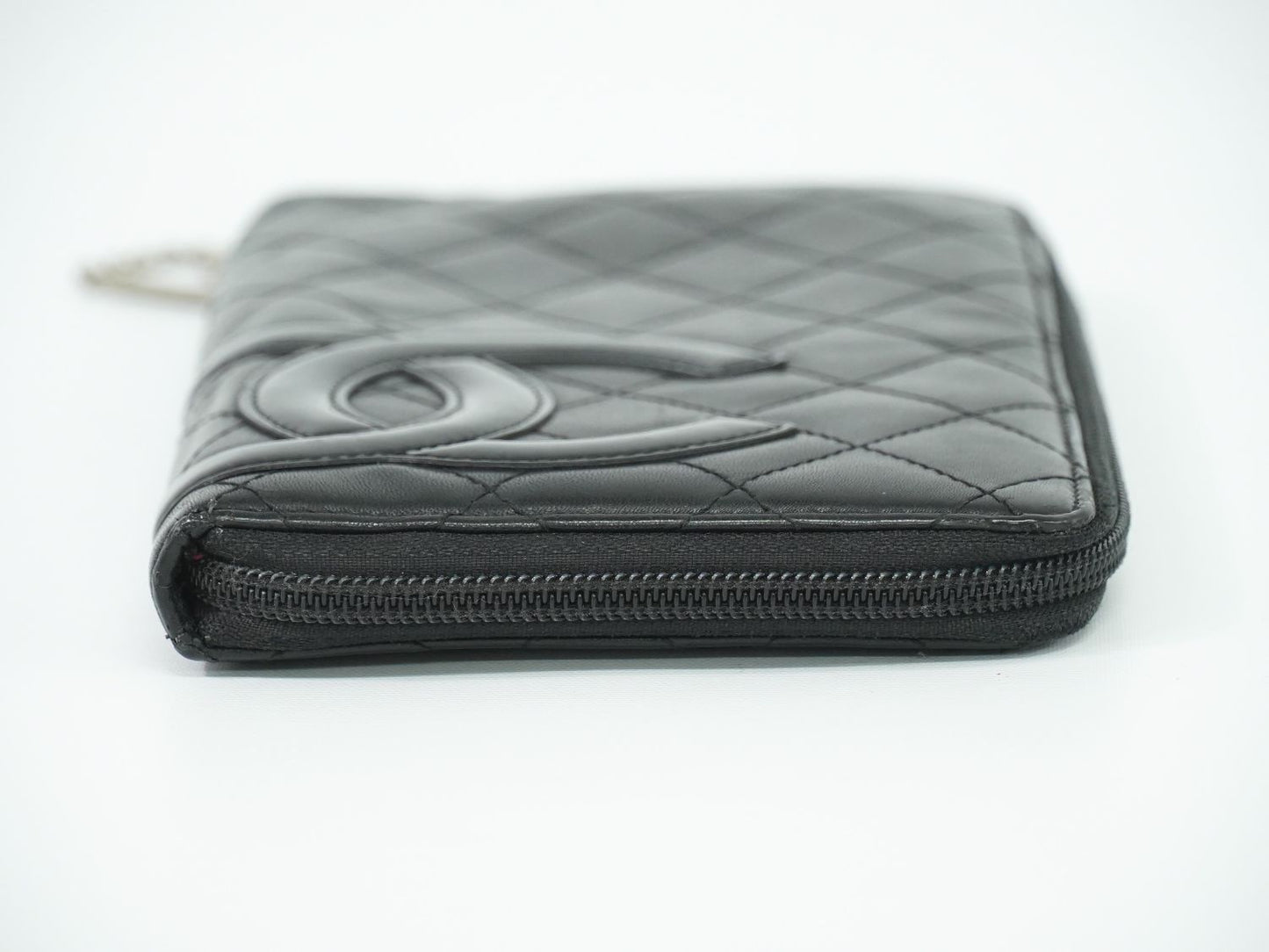 CHANEL ココマーク カンボンライン 長財布 ブラック