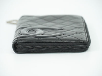 CHANEL ココマーク カンボンライン 長財布 ブラック