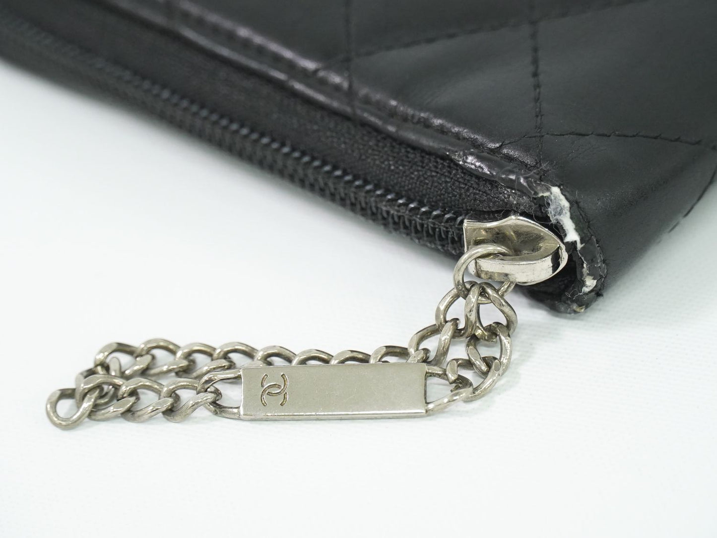 CHANEL ココマーク カンボンライン 長財布 ブラック