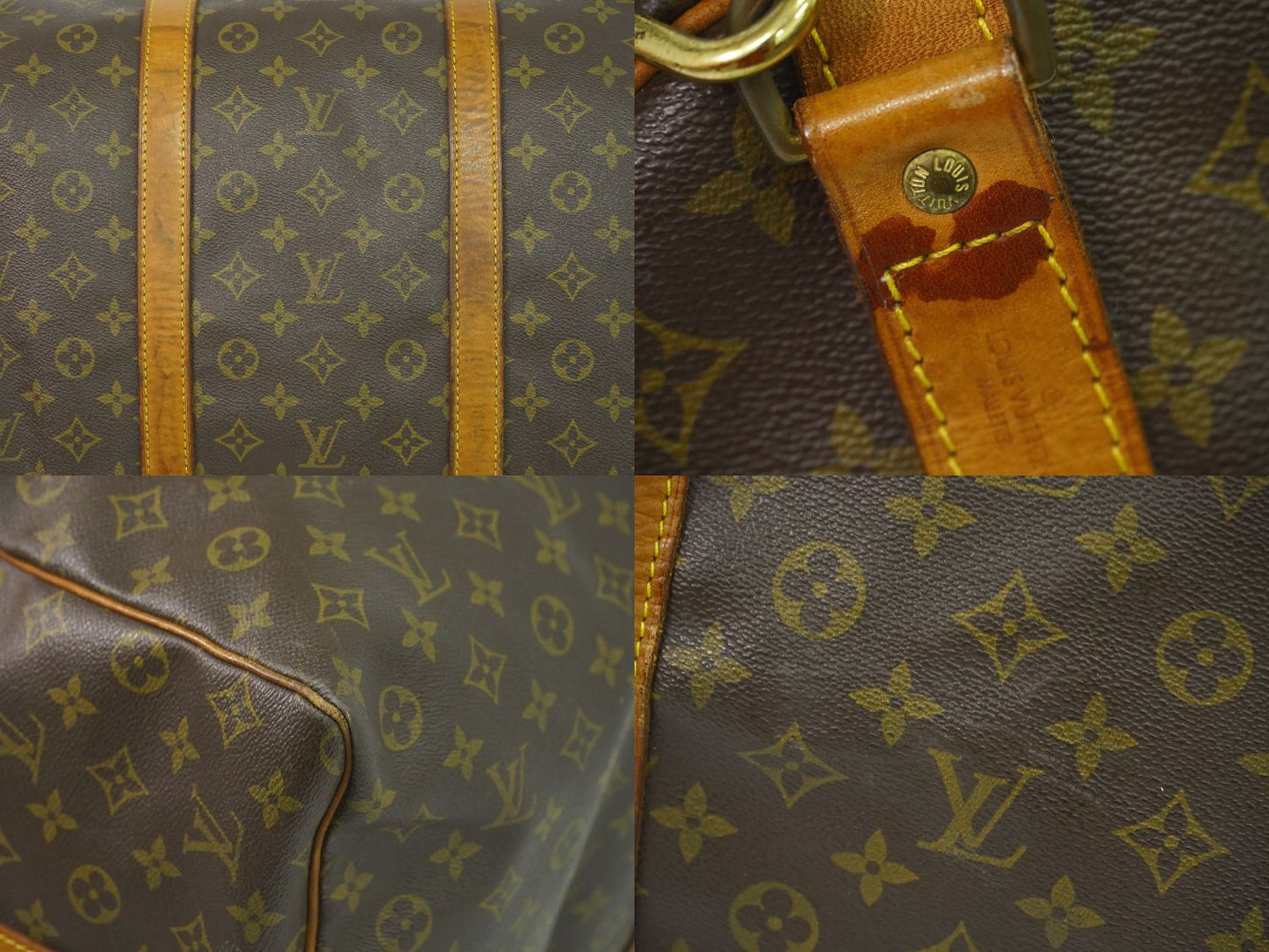 LOUIS VUITTON キーポルバンドリエール 60 モノグラム 2WAY ボストンバッグ M41412