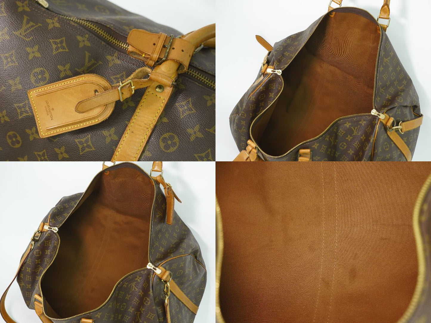 LOUIS VUITTON キーポルバンドリエール 60 モノグラム 2WAY ボストンバッグ M41412