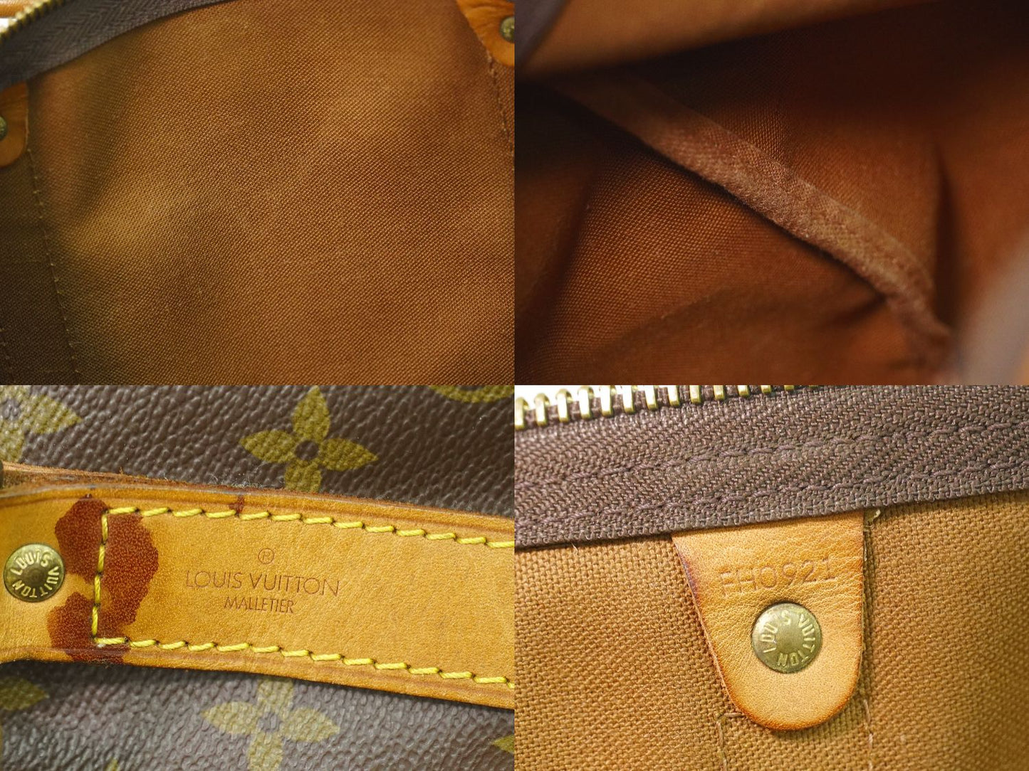 LOUIS VUITTON キーポルバンドリエール 60 モノグラム 2WAY ボストンバッグ M41412