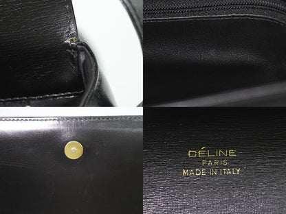 CELINE 馬車金具 ショルダーバッグ ブラック