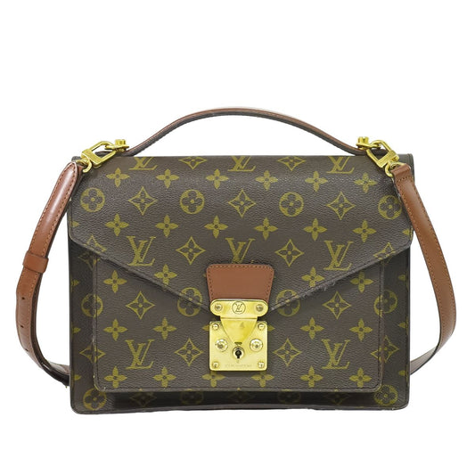 LOUIS VUITTON モンソー モノグラム 2WAY ショルダーバッグ M51185