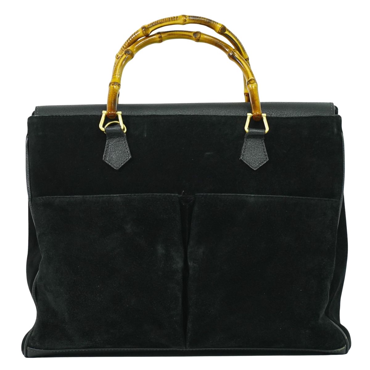 GUCCI バンブー ハンドバッグ ブラック