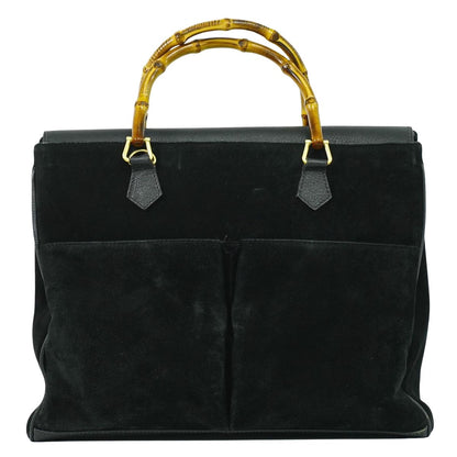 GUCCI バンブー ハンドバッグ ブラック