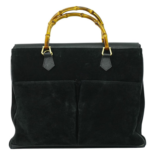 GUCCI バンブー ハンドバッグ ブラック
