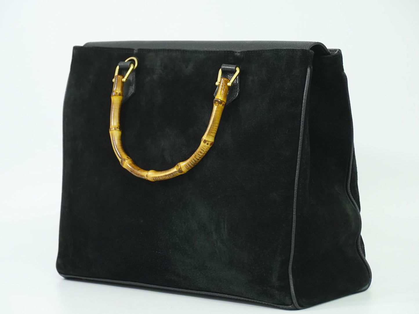 GUCCI バンブー ハンドバッグ ブラック