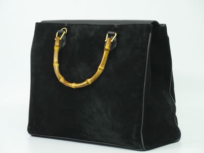 GUCCI バンブー ハンドバッグ ブラック