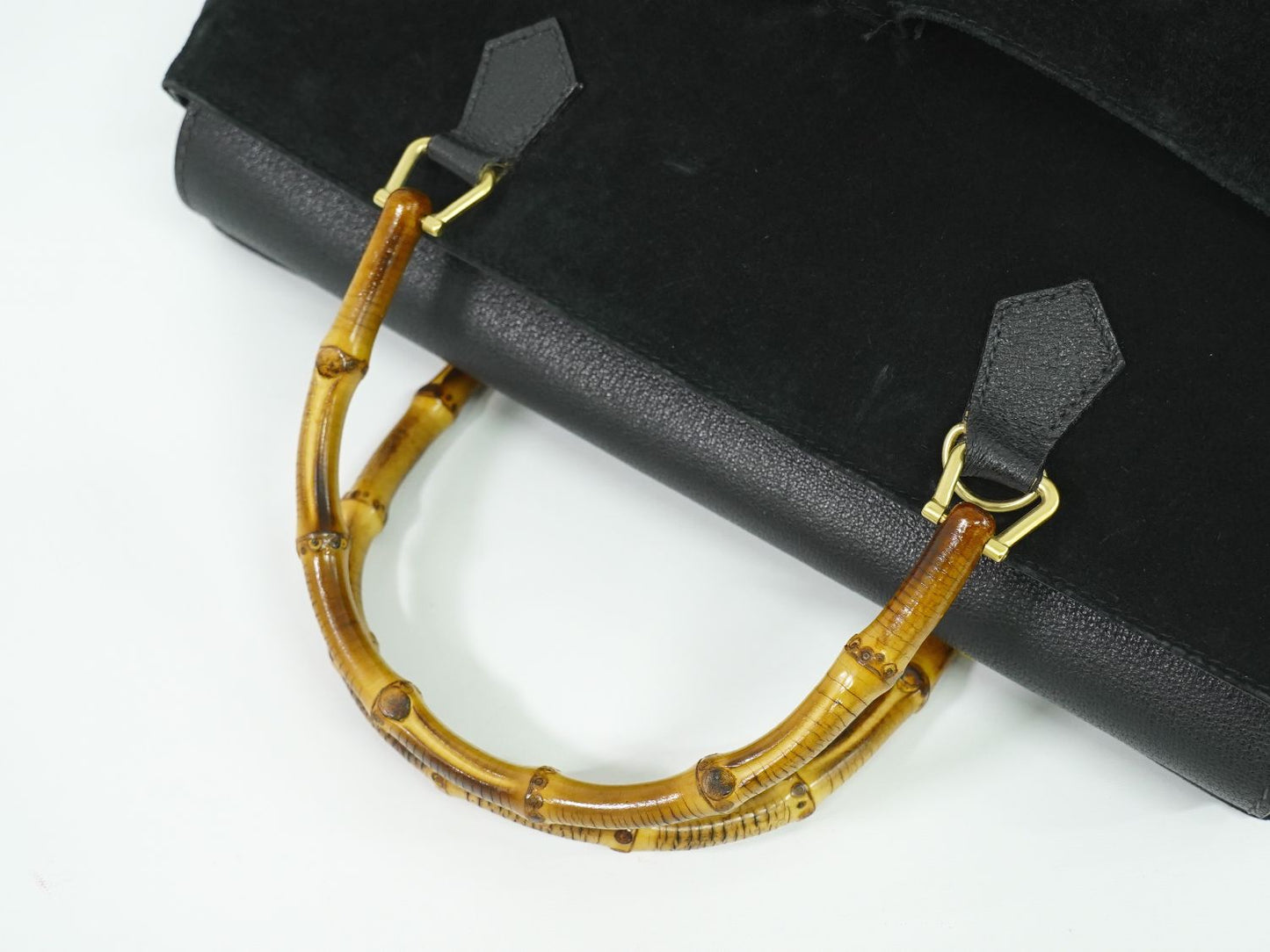 GUCCI バンブー ハンドバッグ ブラック