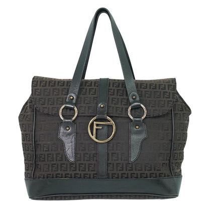 FENDI ズッキーノ ハンドバッグ ブラウン 8BN020