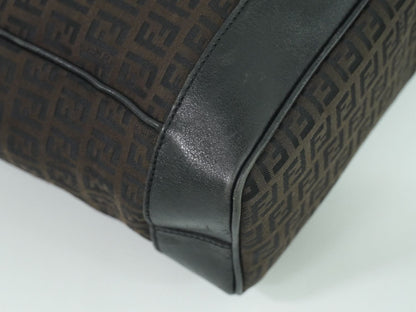 FENDI ズッキーノ ハンドバッグ ブラウン 8BN020