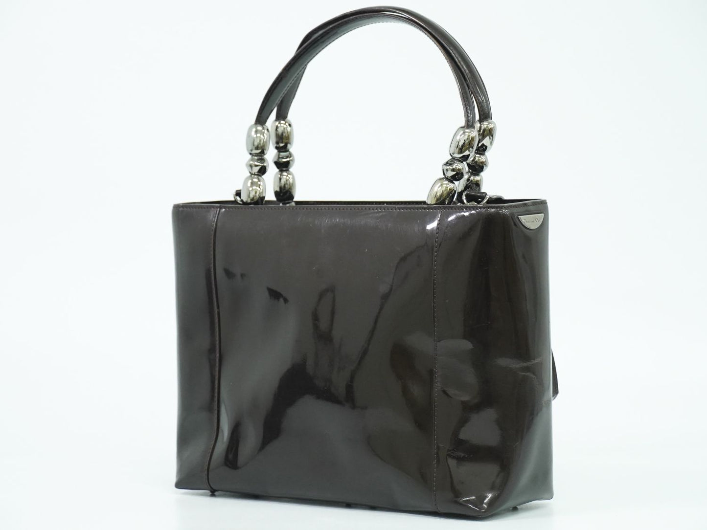 Christian Dior マリスパール 2WAY ショルダーバッグ ブラウン