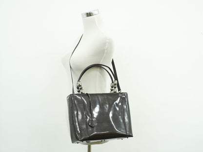 Christian Dior マリスパール 2WAY ショルダーバッグ ブラウン