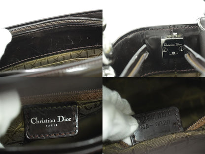 Christian Dior マリスパール 2WAY ショルダーバッグ ブラウン