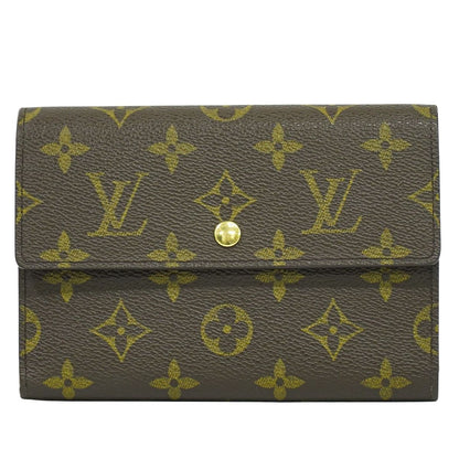 LOUIS VUITTON ポルト トレゾールエテュイ パピエ モノグラム 折財布 M61202