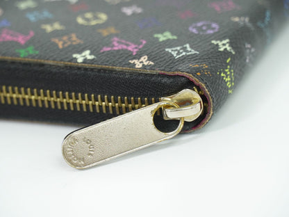LOUIS VUITTON ジッピーウォレット モノグラム マルチカラー 長財布 ノワール M60243