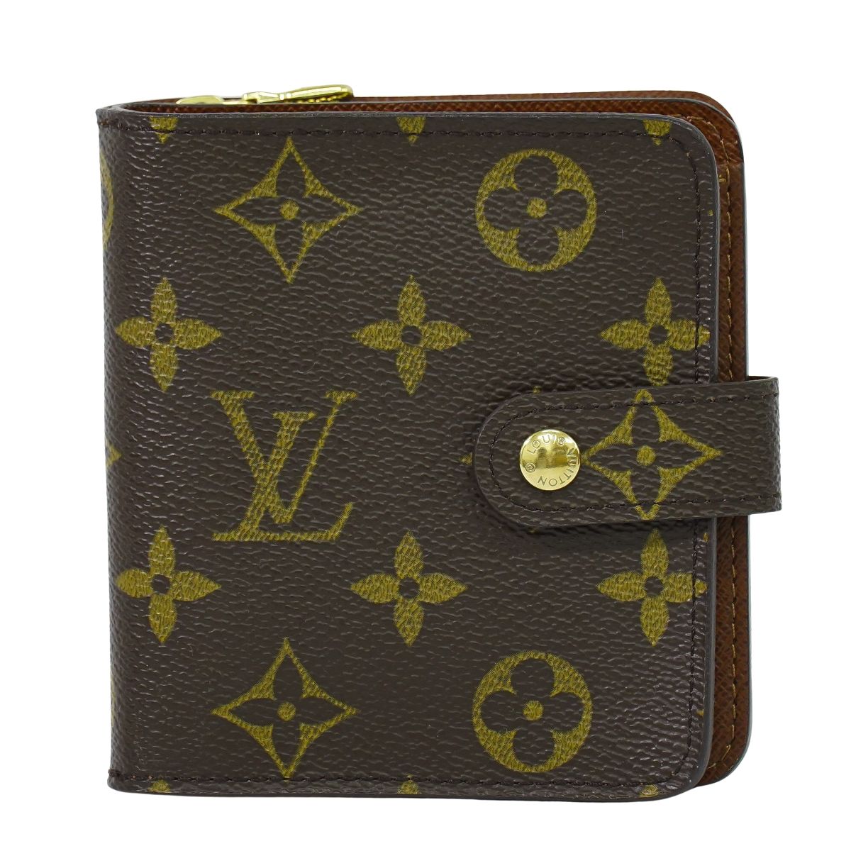 LOUIS VUITTON コンパクトジップ モノグラム 折財布 M61667