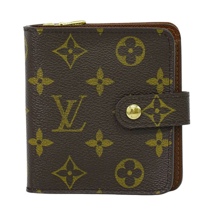 LOUIS VUITTON コンパクトジップ モノグラム 折財布 M61667