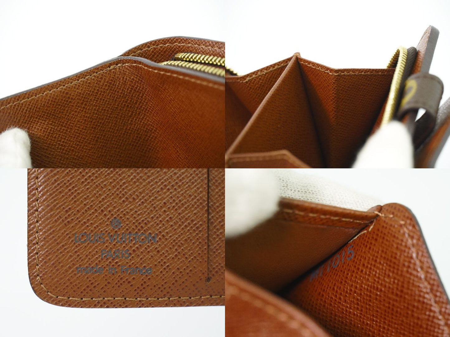 LOUIS VUITTON コンパクトジップ モノグラム 折財布 M61667