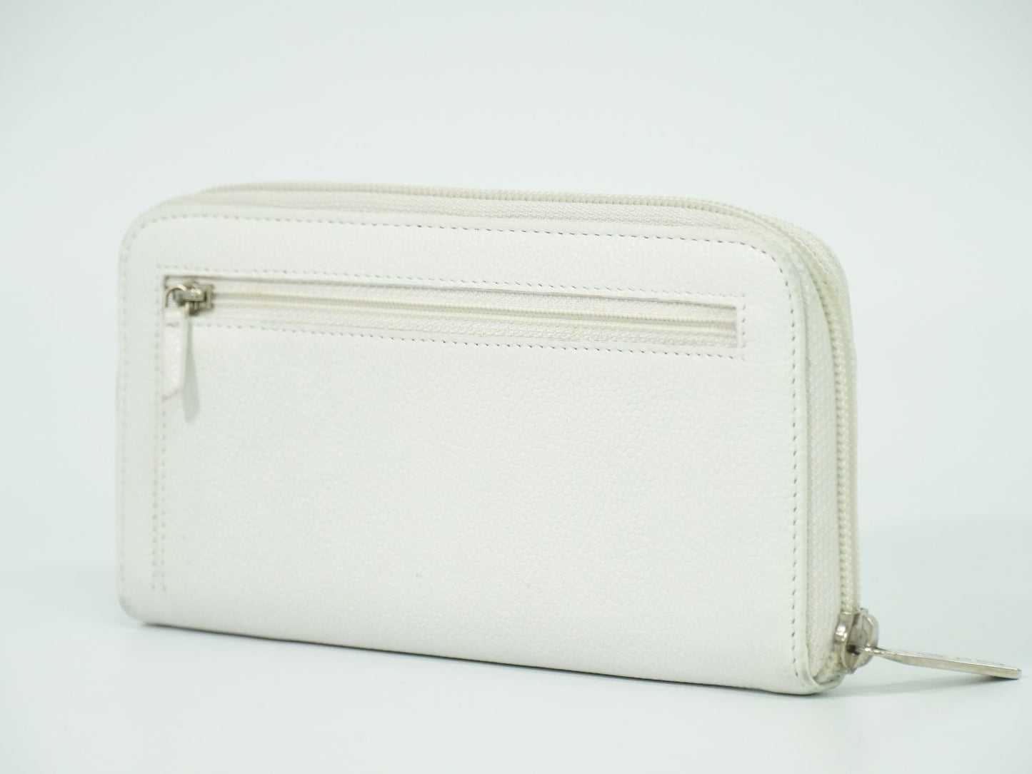 CHANEL シャネル ココマーク 長財布 ホワイト系