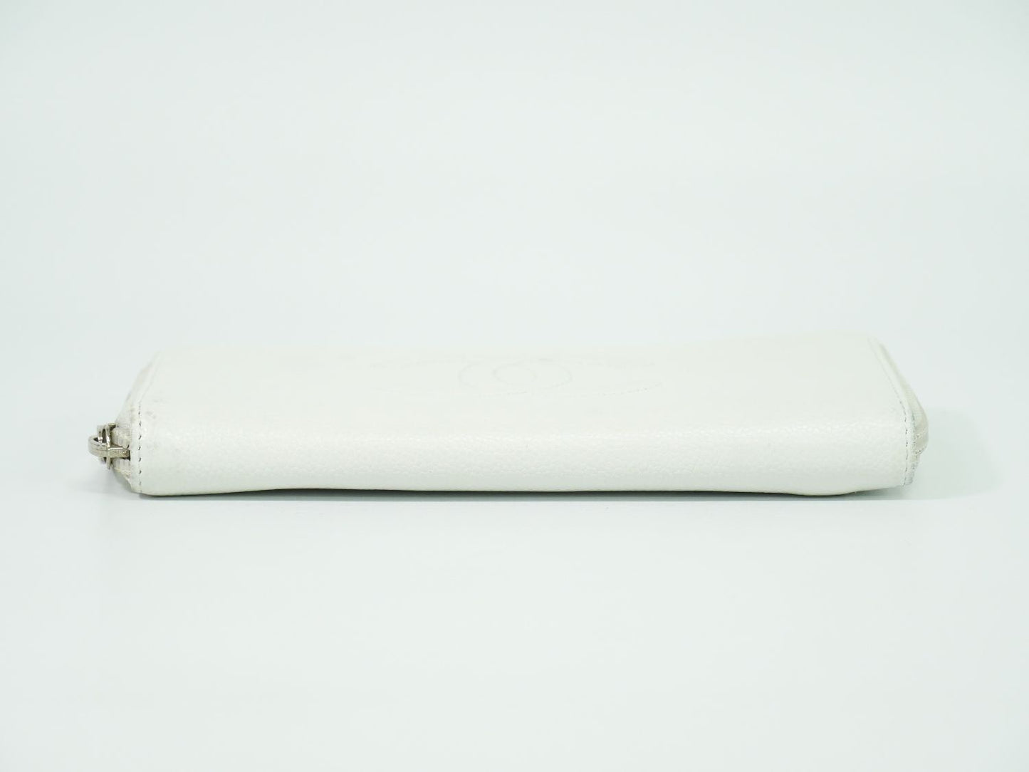 CHANEL シャネル ココマーク 長財布 ホワイト系