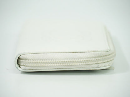 CHANEL シャネル ココマーク 長財布 ホワイト系