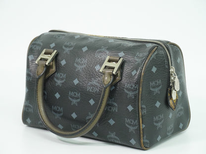 MCM ヴィセトス ミュンヘンライオン ミニボストンバッグ ブラック マルチカラー