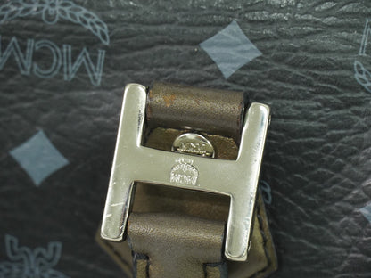 MCM ヴィセトス ミュンヘンライオン ミニボストンバッグ ブラック マルチカラー